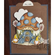 Riley & Co Mushroom Lane - Small Gnomes Set Stamp ML-1001