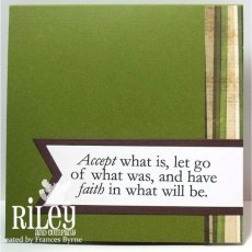 Riley & Co Funny Bones - Accept what is Stamp INS-101