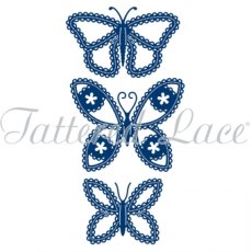 Tattered Lace Essentials Fancy Butterflies Pin Dot Die Set ETL210