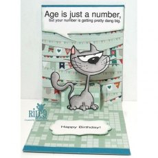 Riley & Co Funny Bones - Age is just a number Stamp RWD-503