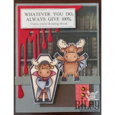 Riley & Co Funny Bones - Always give 100% Stamp RWD-822