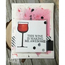 Riley & Co Funny Bones - Awesome Wine Stamp