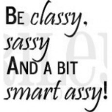 Riley & Co Funny Bones - Be Classy Stamp RWD-067