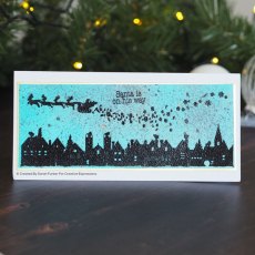 Creative Expressions Designer Boutique Collection Above The Roof Tops  DL Pre Cut Rubber Stamp