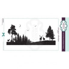 Creative Expressions Designer Boutique Collection Moonlit Gathering DL Pre Cut Rubber Stamp