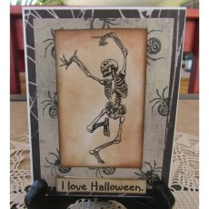 Riley & Co Funny Bones - Dancing skeleton Stamp RWD-492