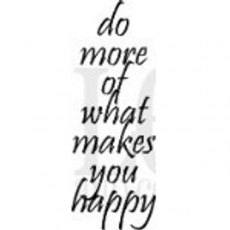 Riley & Co Funny Bones - Do More of What Makes you Happy Stamp RWD-069