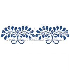 Tattered Lace Floral Swirls Border Cutting Die