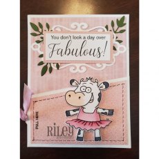 Riley & Co Funny Bones - You look Fabulous Stamp RWD-663