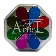 Craft Artist Pigment Ink Petals - Summer 8 Colours