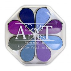 Craft Artist Pigment Ink Petals - Winter 8 Colours
