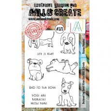 Aall & Create A6 Stamp #373 - Rescue Puppies