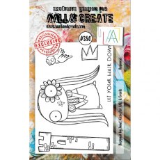 Aall & Create A7 Stamp #380 - Rapunzel