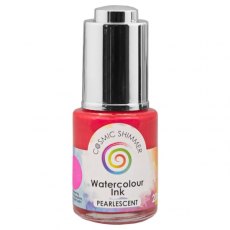 Cosmic Shimmer Pearlescent Watercolour Ink Flamingo Pink 20ml - 4 for £14.99