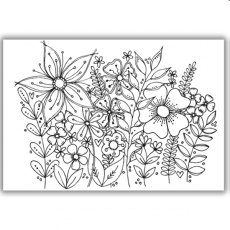 Julie Hickey Designs - Garden Medley Stamp set JH1038