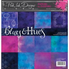 Pink Ink Blues & Hues 8x8 Paper Pad PIPAP05