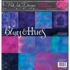 Pink Ink Blues & Hues 12x12 Paper Pad PIPAP06