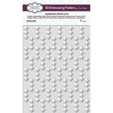 Creative Expressions 5x7 3D Embossing Folder - Diamond Droplets