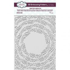 Creative Expressions 5x7 3D Embossing Folder - Winter Wreath