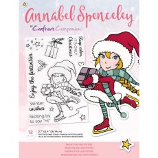 Annabel Spenceley Photopolymer Stamp - Enjoy the festivities