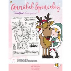 Annabel Spenceley Photopolymer Stamp - Hello winter