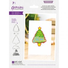Gemini Layerable Sentiments Christmas Die - We Wish You A Merry Christmas - CLEARANCE