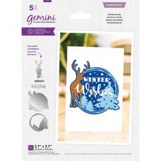 Gemini Layerable Sentiments Christmas Die - Winter Wishes