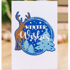 Gemini Layerable Sentiments Christmas Die - Winter Wishes