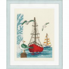Vervaco Sailboat Counted Cross Stitch Kit PN-01733173