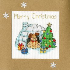 Bothy Threads Winter Woof Christmas Card Counted Cross Stitch Kit XMAS25