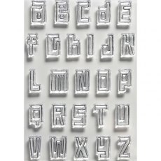 Elizabeth Craft Designs - Block Alphabet Clear Stamp CS178