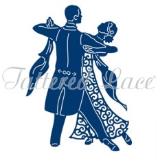 Tattered Lace Moonlight Dance Couple Cutting Die D983