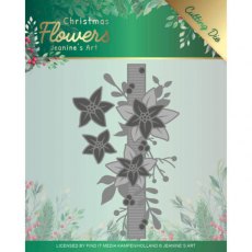 Jeanine’s Art – Christmas Flowers - Poinsettia Border Die
