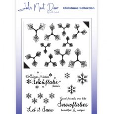 John Next Door - Christmas Snowflower Stamp JND185
