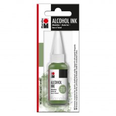 Marabu Alcohol Ink 20ml Olive Green - 4 for £14.99