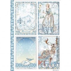 Stamperia A4 Rice paper packed Cards DFSA4490 4 For £9.99