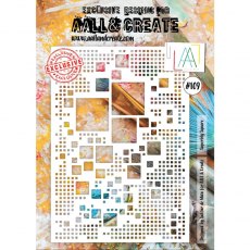 Aall & Create A4 Stencil #109 - Superbly Square