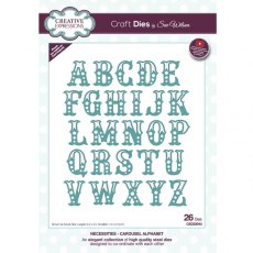 Sue Wilson Necessities Carousel Alphabet Craft Die
