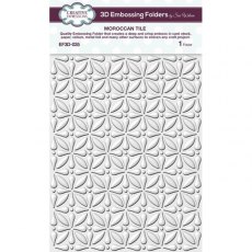 Creative Expressions Moroccan Tile 5 3/4 in x 7 1/2 in 3D Embossing Folder