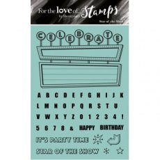 Hunkydory For the Love of Stamps - Star of the Show A6 Stamp Set
