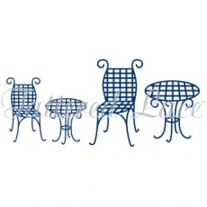 Tattered Lace Table and Chairs Die Set D395