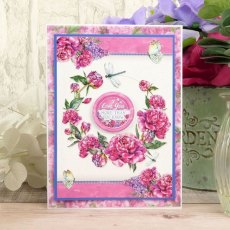 Hunkydory Peony Promise Printed Parchment