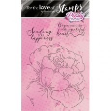 Hunkydory Peony Promise A6 Stamp Set