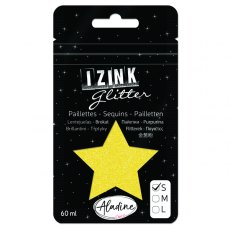 Izink Superfine Glitter - Jaune (Yellow) 4 For £10.99