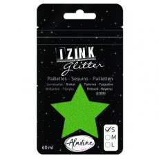 Izink Superfine Glitter - Vert Fonce (Christmas Green) 4 For £10.99