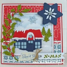 Marianne Design Collectables Dies & Clear Stamp - Christmas Village 1 COL1327