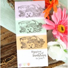 Hunkydory For the Love of Stamps - Garden Visitors A6 Stamp Set