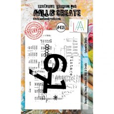 Aall & Create A7 Stamp #438 - Ephemera Digits