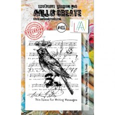 Aall & Create A7 Stamp #435 - Bird Collage