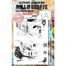 Aall & Create A5 Stamp #394 - Wire Birds